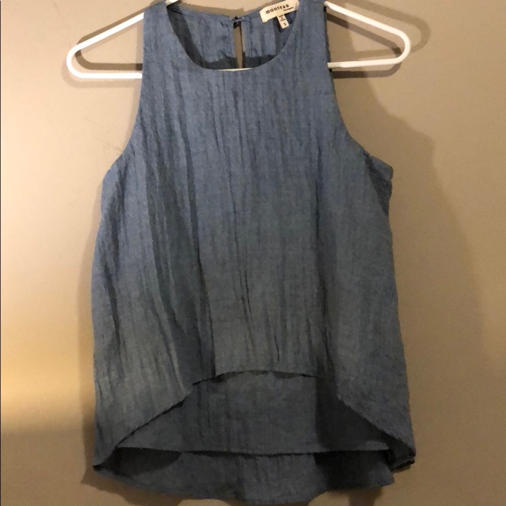 Blue tank